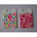 Full-Color Digital Printing Cell Phone Card Holder /Silicone Wallet / 3M Adhesive Pouch